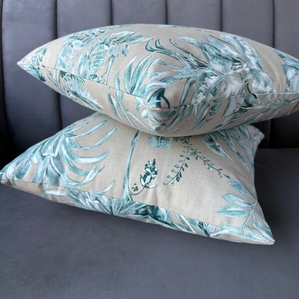 Alternative view of Housse ou coussin décoratif Douceur Tropicale – Coton imprimé