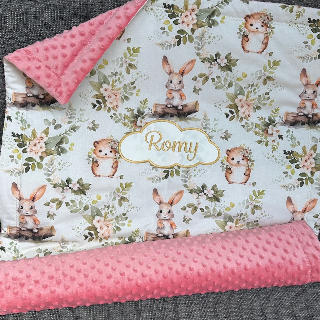 Thème FORÊT: Couverture personnalisée 70*100cm 4 motifs au choix – Image 3