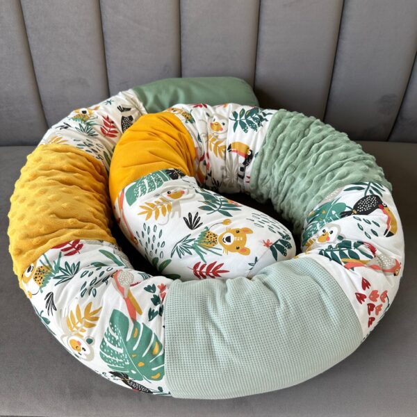 Coussin décoratif cylindrique