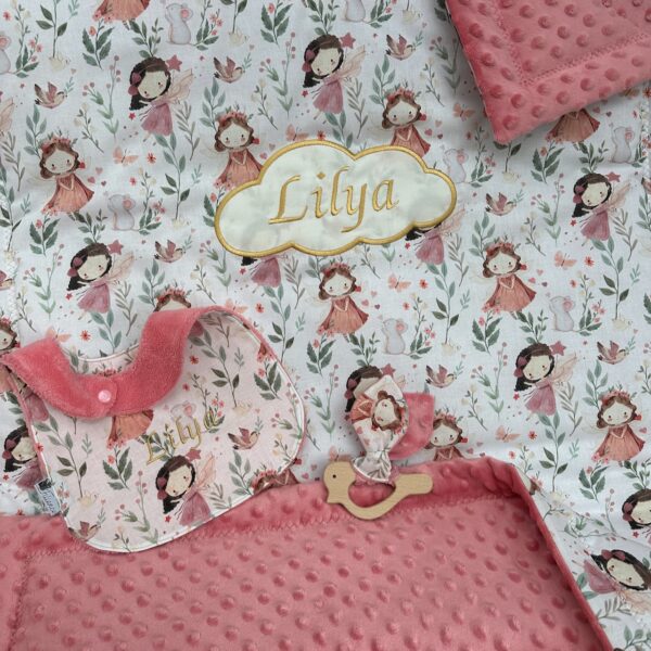 Alternative view of COFFRET naissance personnalisé FÉES - 3 Articles