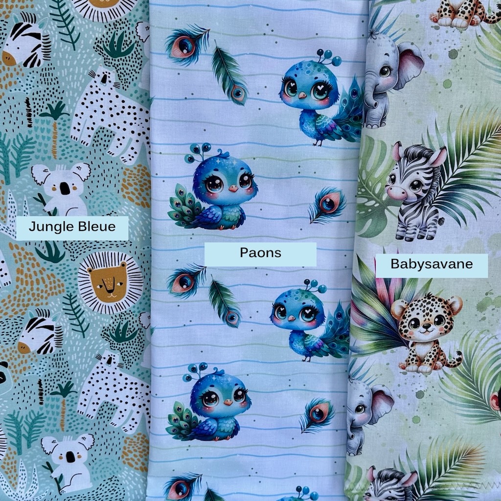 Attache-tétine personnalisé tissu AU CHOIX – Image 12