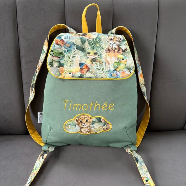 Sac à dos personnalisé enfant – Idéal maternelle – Gamme Premium