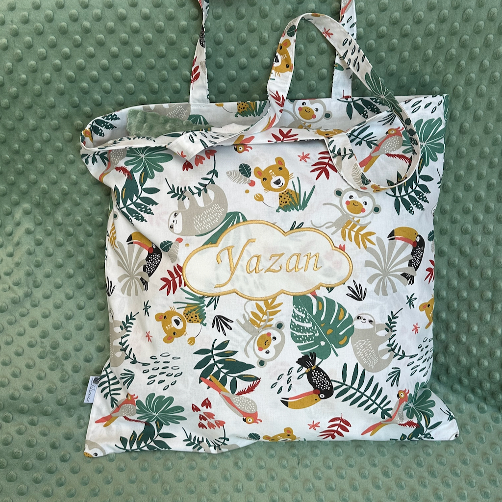 Tote bag personnalisé enfant – Idéal Maternelle – Gamme Collections